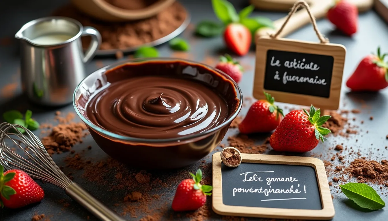 découvrez nos astuces infaillibles pour réaliser une ganache au chocolat parfaitement veloutée et irrésistible. que vous soyez novice ou pâtissier aguerri, apprenez les secrets d'une ganache réussie à chaque fois, idéale pour tous vos desserts !