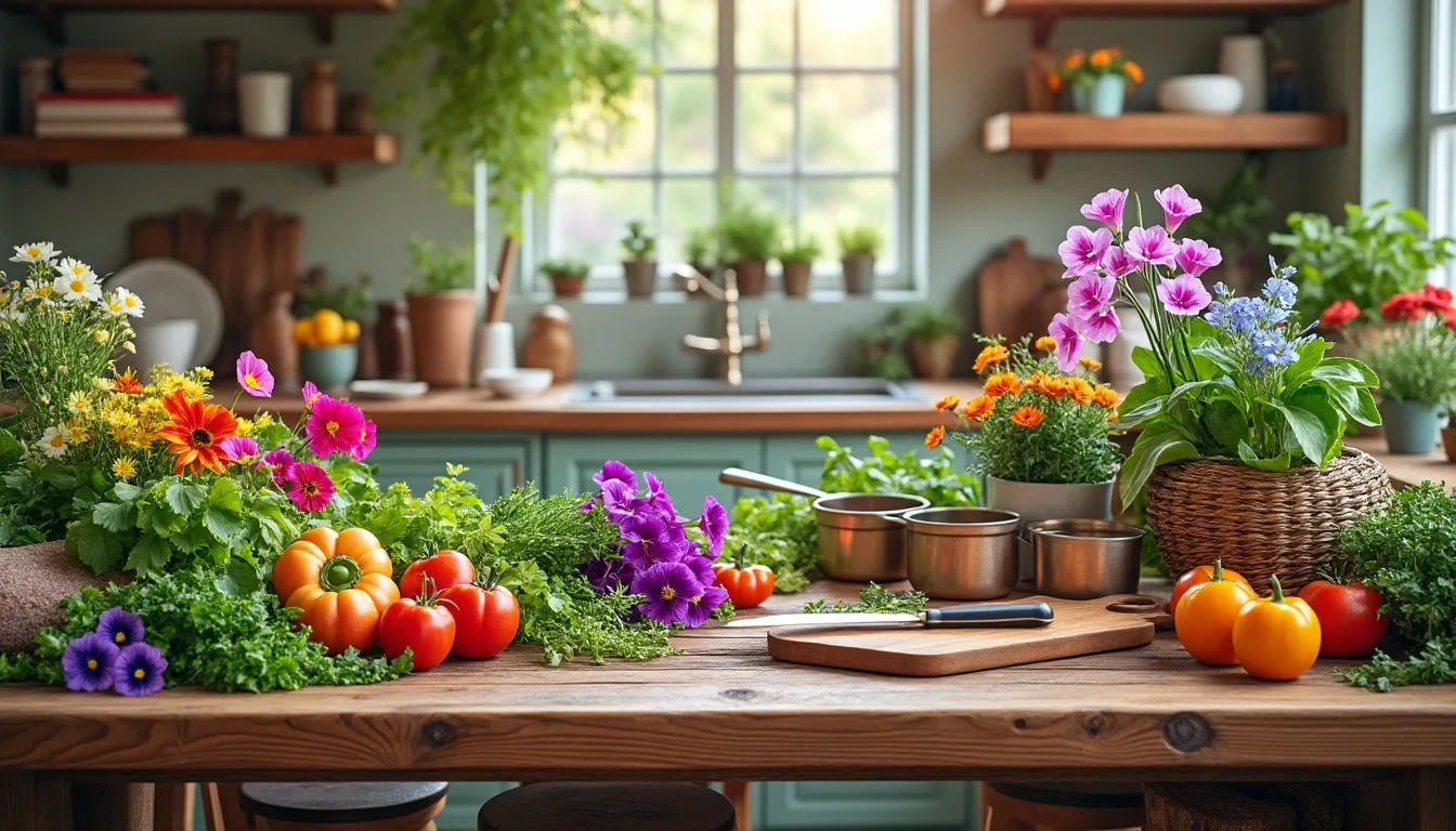 découvrez l'art de cuisiner avec des fleurs comestibles ! apprenez les bases pour sublimer vos plats grâce à ces ingrédients naturels et parfumés. que ce soit pour égayer vos salades, desserts ou boissons, explorez les variétés de fleurs comestibles et leurs utilisations en cuisine. faites de vos repas une expérience gustative et visuelle unique !