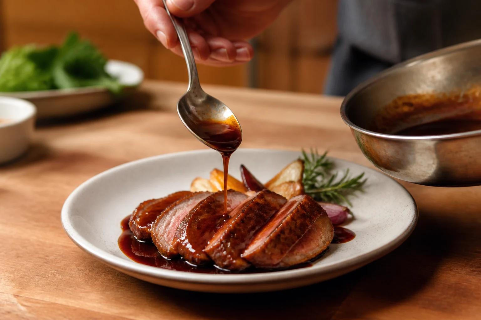 Déglacer et réussir un fond de sauce