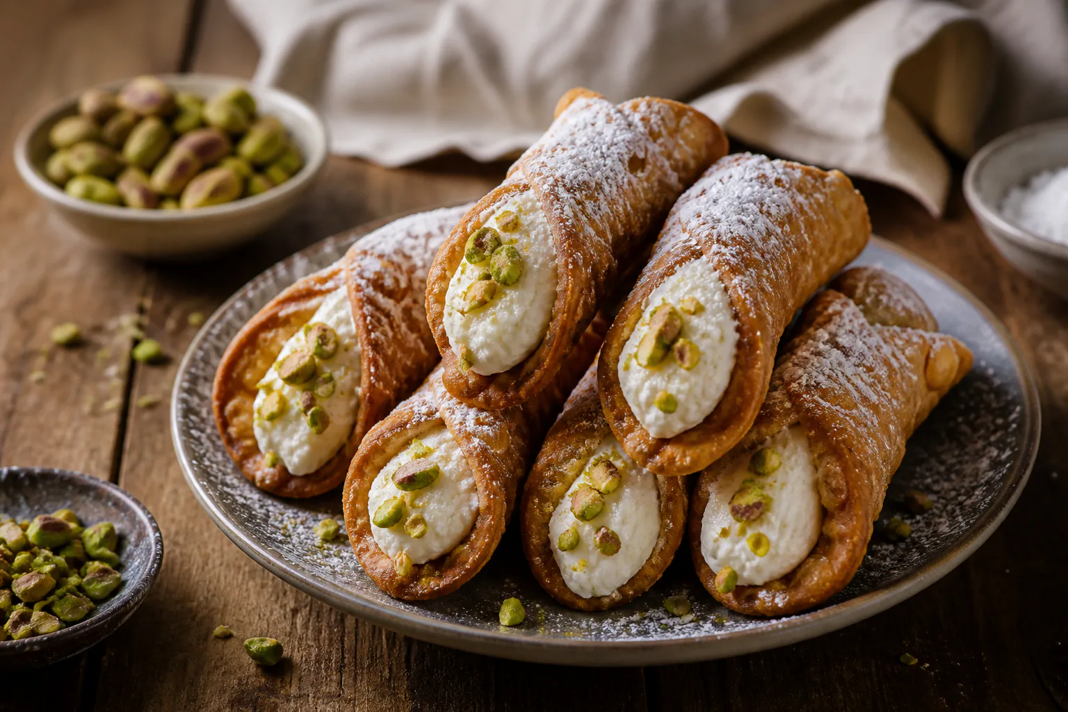 Recette des cannoli siciliens : coques croustillantes et crème de ricotta