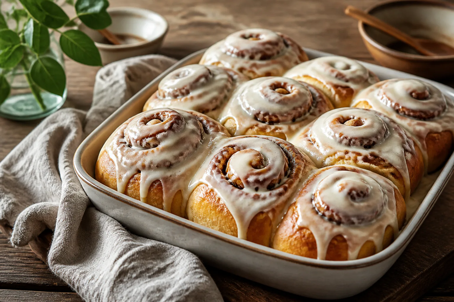 Recette des cinnamon rolls moelleux à la cannelle et glaçage