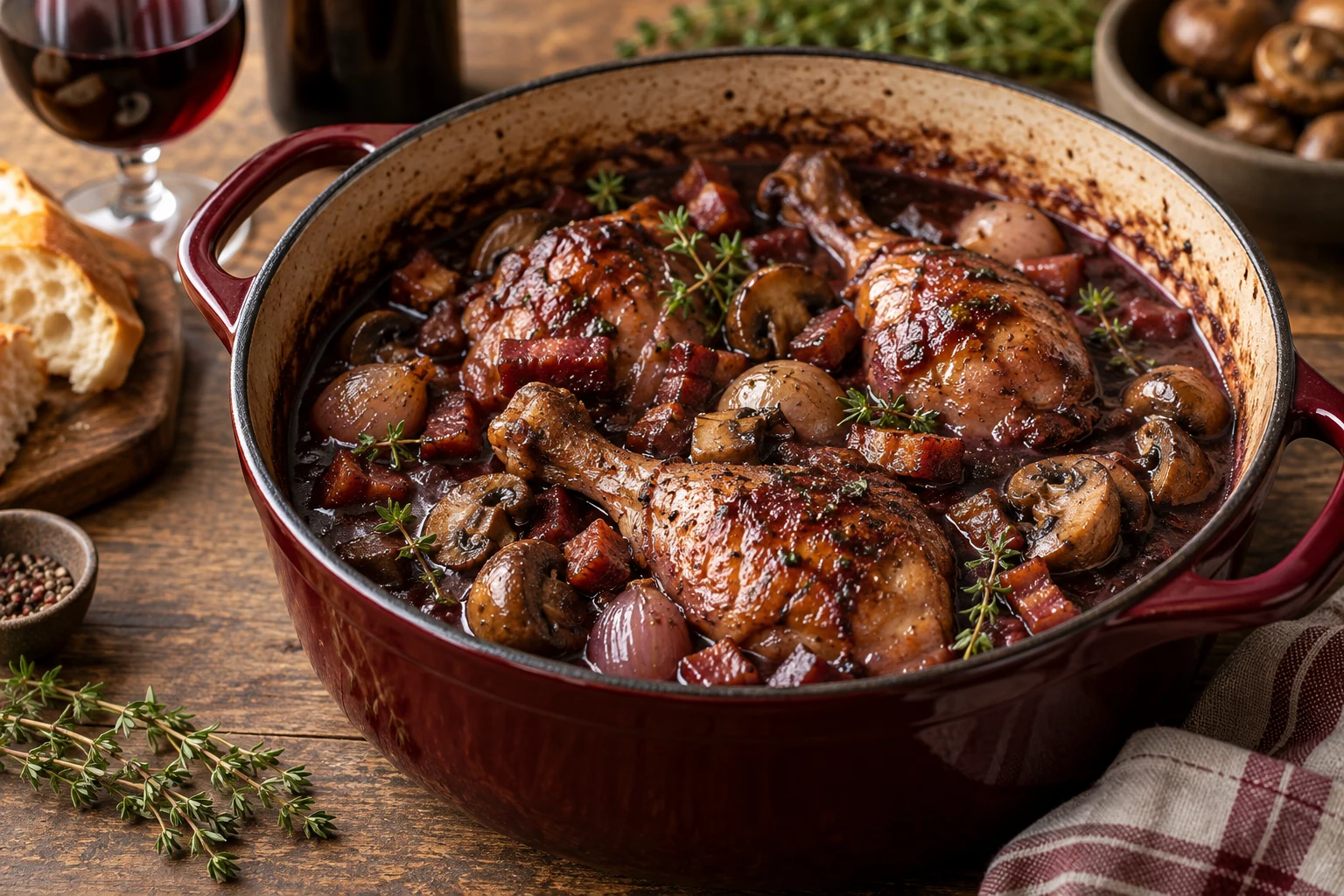 Comment réussir un coq au vin fondant et savoureux ?