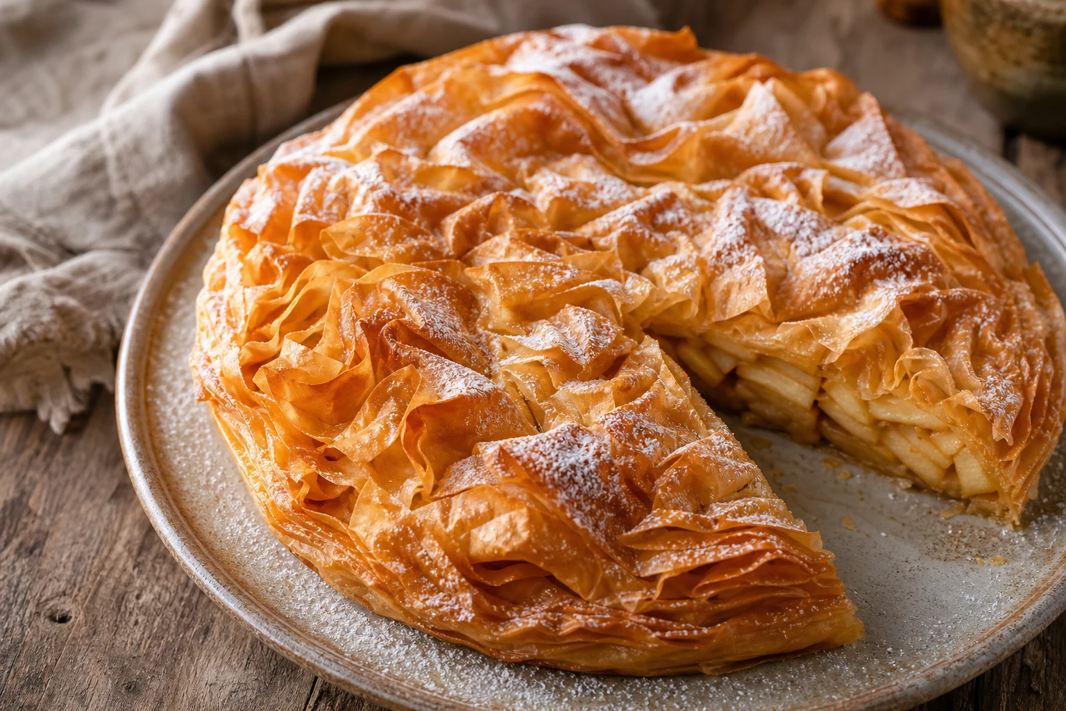 Croustade gasconne aux pommes : la recette à la pâte fine et à l'armagnac