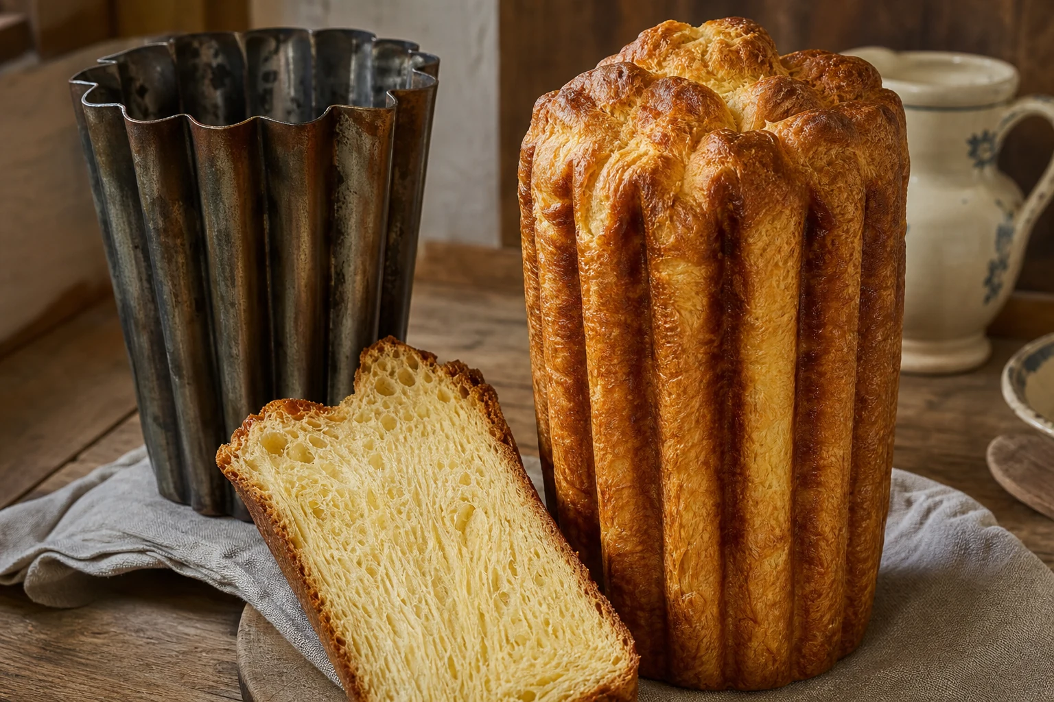 Gâteau battu picard : la recette de la brioche cannelée authentique