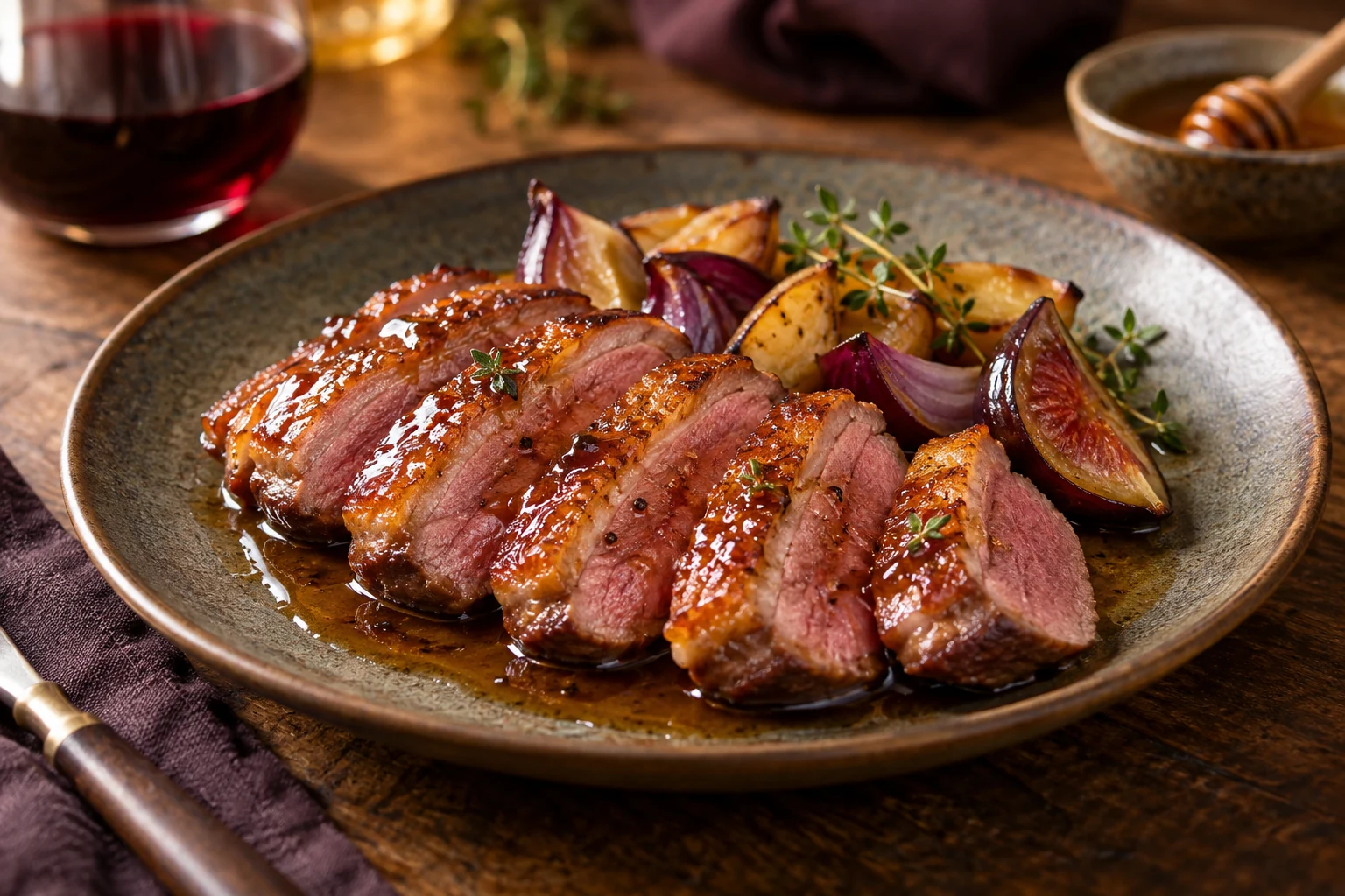 Comment réussir un magret de canard fondant à la sauce miel ?