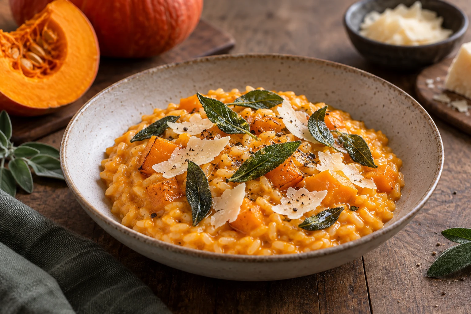 Comment réussir un risotto au potimarron bien crémeux ?