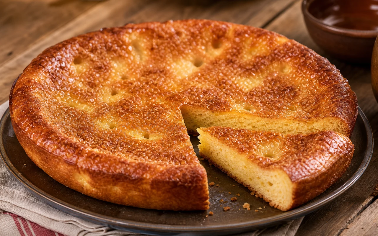 Tarte au sucre du Nord : pâte briochée et vergeoise caramélisée