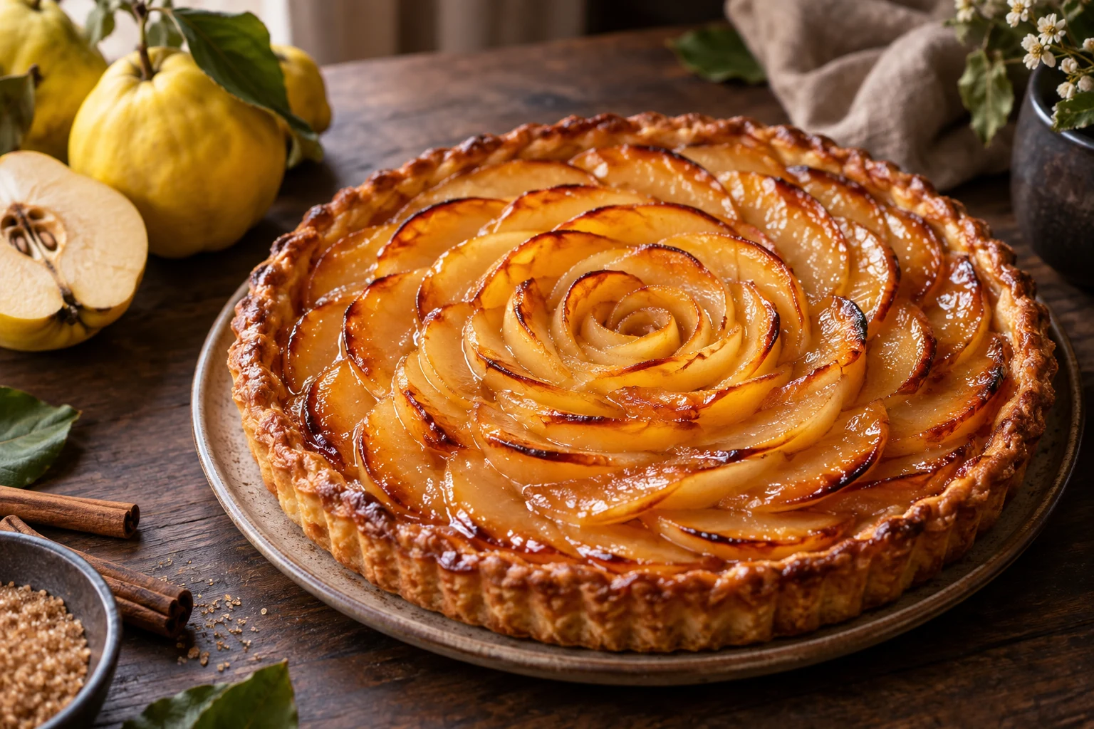 Comment réussir une tarte aux coings fondante et dorée ?