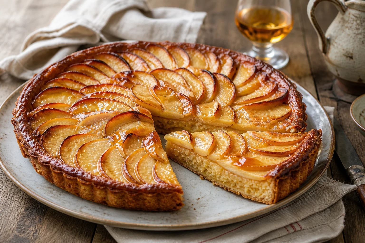 Tarte normande aux pommes : la recette crémeuse authentique