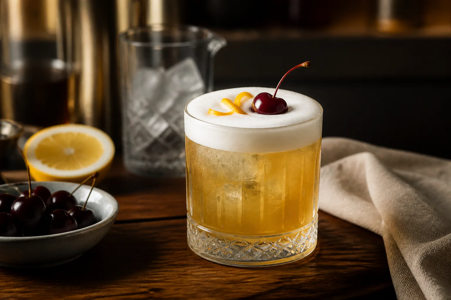 Recette du whisky sour : le cocktail américain au whisky et citron