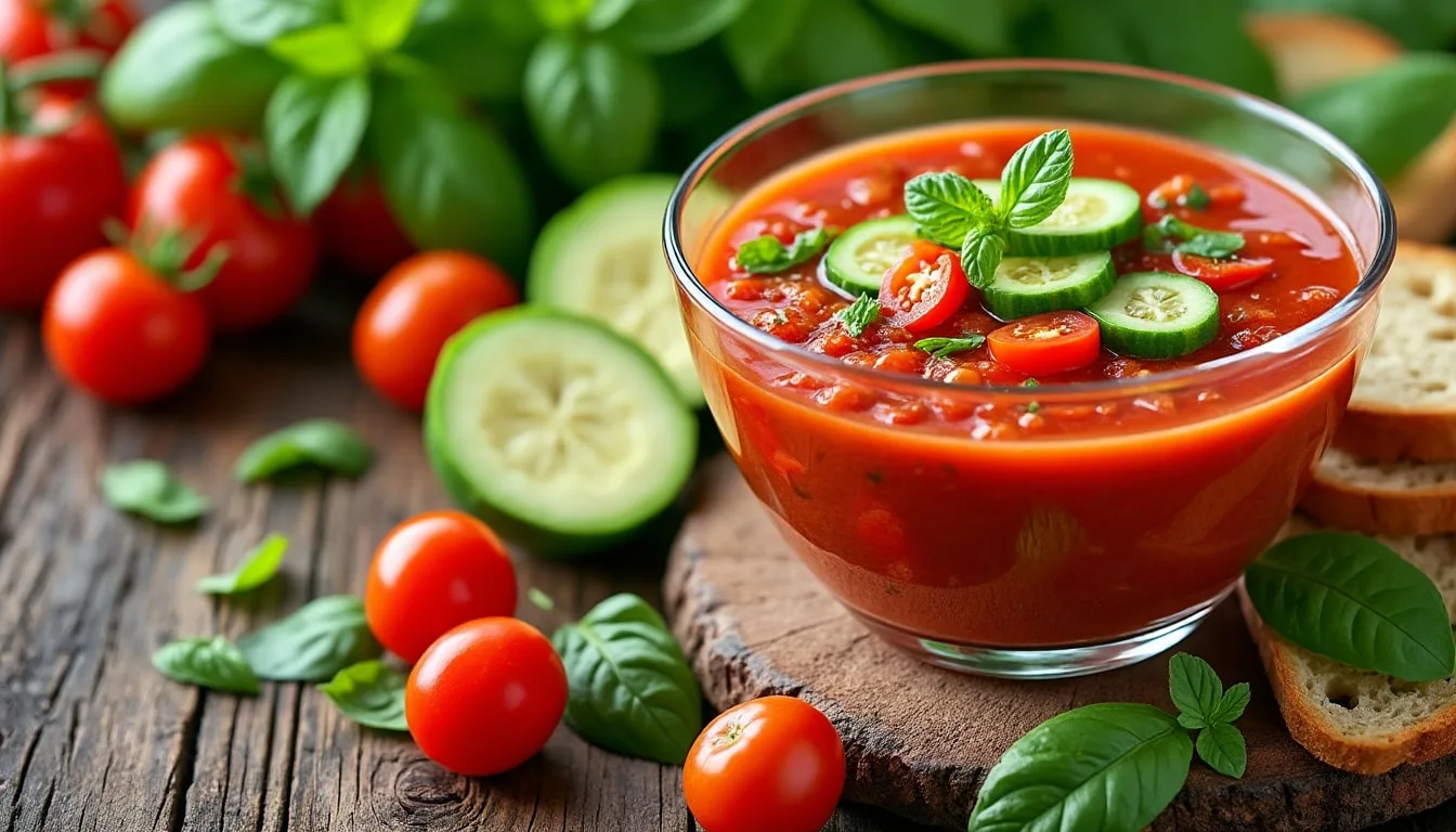 découvrez la fraîcheur estivale avec notre délicieuse recette de soupe froide. parfaite pour vos repas d'été, cette soupe légère et savoureuse ravira vos papilles tout en apportant une touche de fraîcheur à vos journées ensoleillées.