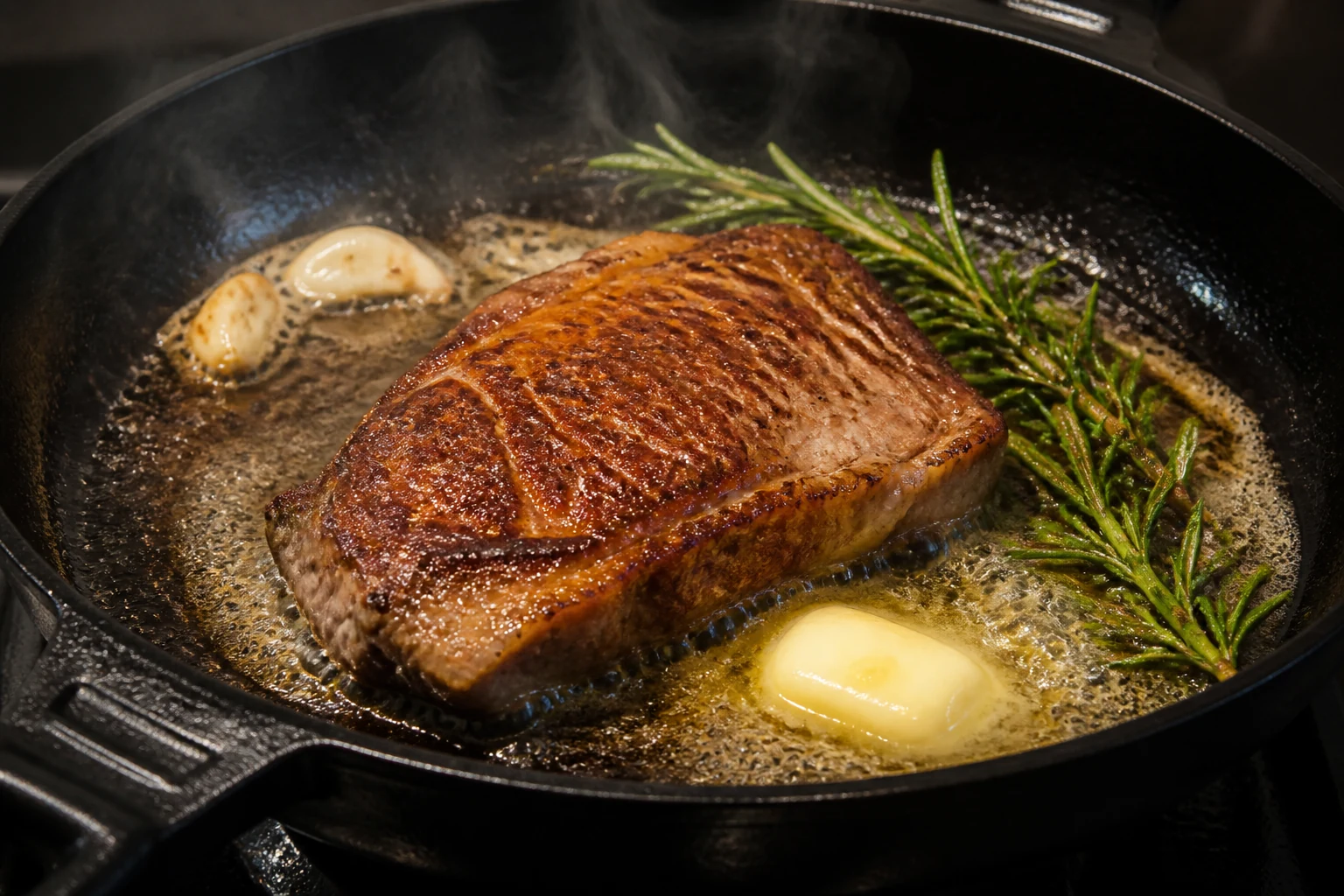 Saisir la viande dans une poêle bien chaude
