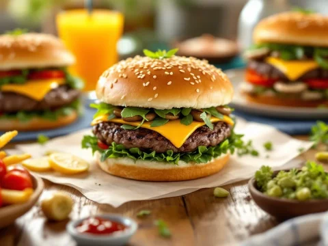 découvrez 3 délicieuses recettes de burgers maison savoureux qui raviront vos papilles. des ingrédients frais, des associations de saveurs uniques et des astuces de préparation pour des repas gourmands et conviviaux à réaliser facilement chez vous. parfait pour impressionner vos amis lors d'un barbecue ou d'un dîner !