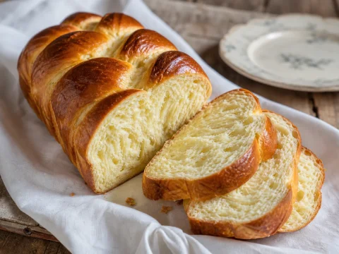 Brioche vendéenne : la recette tressée à la fleur d'oranger