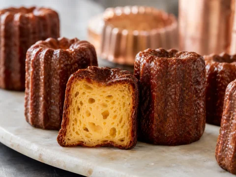 Canelés bordelais : la croûte caramélisée et le cœur moelleux