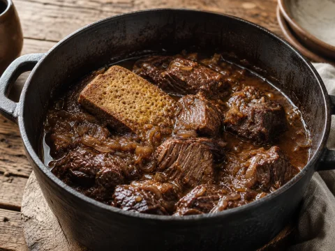 Carbonade flamande : la recette authentique du Nord à la bière