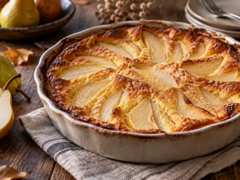 Comment réussir un clafoutis aux poires fondant ?