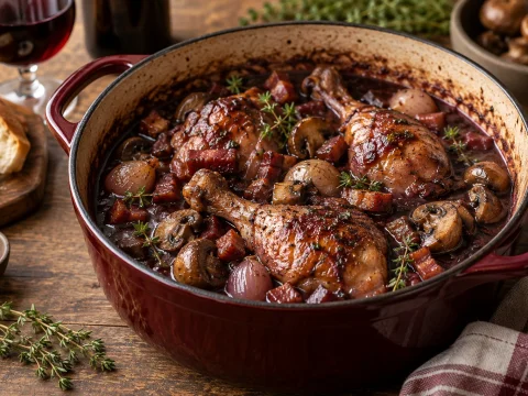 Comment réussir un coq au vin fondant et savoureux ?
