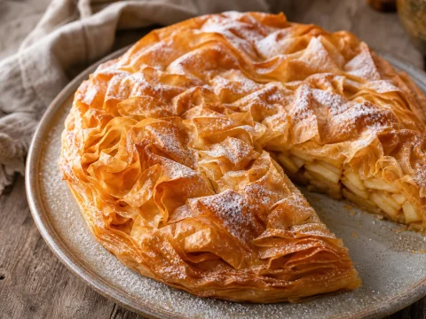 Croustade gasconne aux pommes : la recette à la pâte fine et à l'armagnac