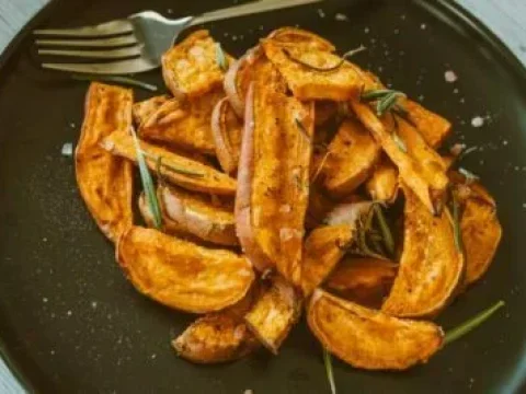 Recette des pommes frites aux lanières de poivrons