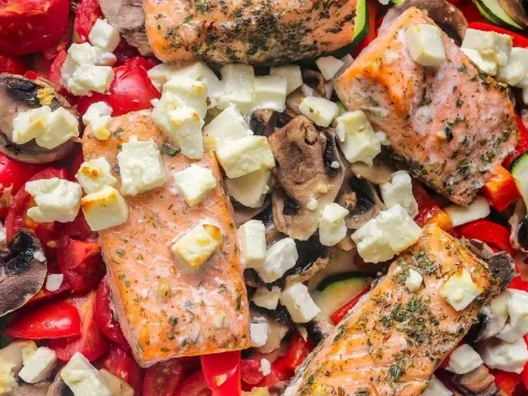 Recette simple du gratin pommes de terre-épinards-saumon