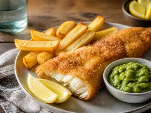 Recette du fish and chips : le poisson frit et les frites à l'anglaise