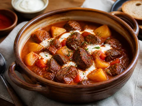 Recette du goulash hongrois : le ragoût de bœuf au paprika