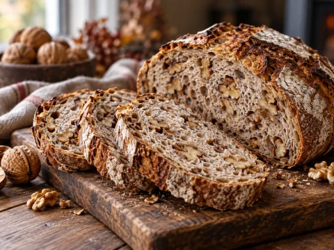 Comment réussir un pain aux noix moelleux à la maison ?