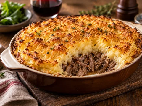 Comment réussir un parmentier de canard fondant et croustillant ?