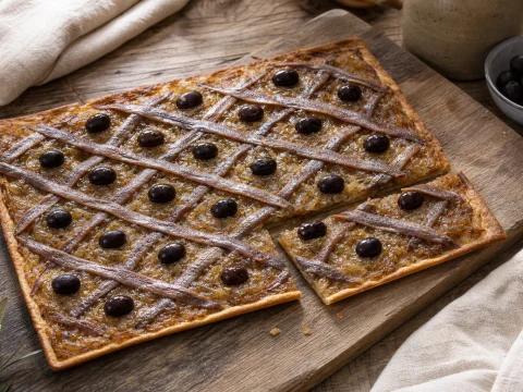 Pissaladière niçoise : la recette authentique aux oignons confits