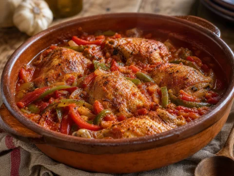 Poulet basquaise : la recette authentique du Pays basque