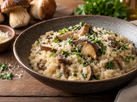 Comment réussir un risotto aux cèpes crémeux ?