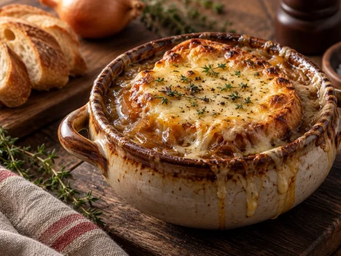 Comment réussir une soupe à l'oignon gratinée à la maison ?
