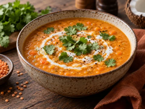 Comment réussir une soupe de lentilles corail onctueuse et parfumée ?