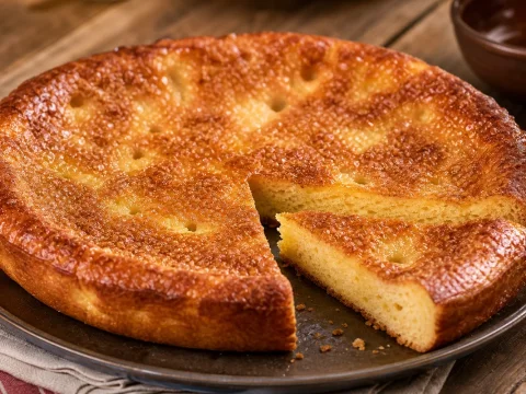 Tarte au sucre du Nord : pâte briochée et vergeoise caramélisée
