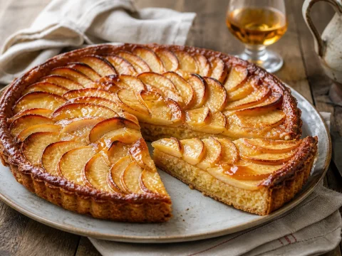 Tarte normande aux pommes : la recette crémeuse authentique