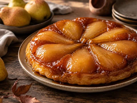 Comment réussir une tarte Tatin aux poires fondante ?