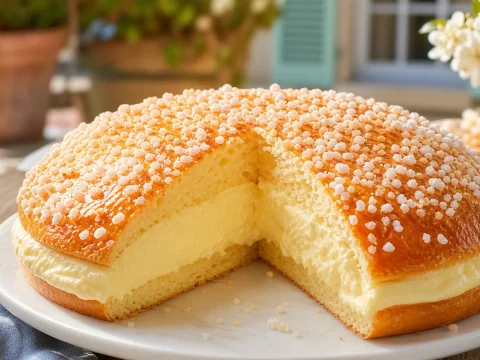 Tarte tropézienne : la brioche moelleuse et sa crème de Saint-Tropez