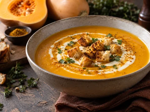 Comment réussir un velouté de butternut au curry onctueux ?