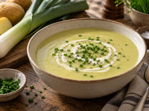 Comment réussir un velouté de poireaux et pommes de terre bien onctueux ?