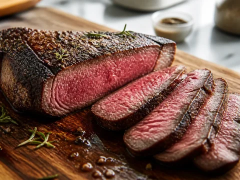 Réussir la cuisson d'une viande saignante à point