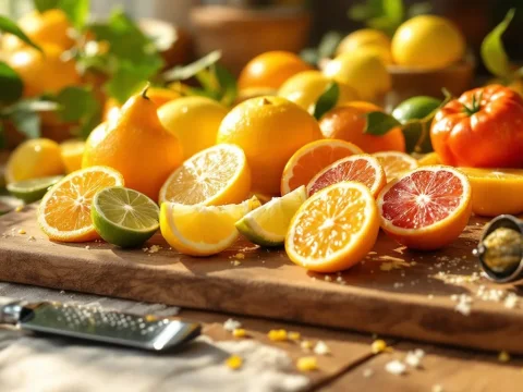 découvrez les astuces culinaires pour sublimer vos plats avec les agrumes. plats sucrés ou salés, apprenez à utiliser oranges, citrons et autres agrumes pour apporter fraîcheur et zeste à vos recettes.