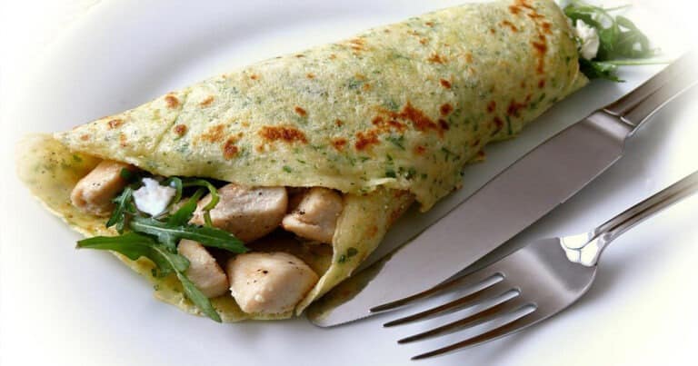 Recette des crêpes au poulet et poivrons0 (0)