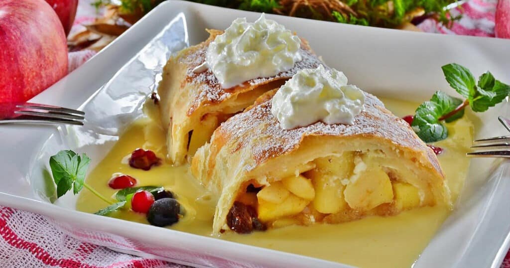 strudel aux pommes