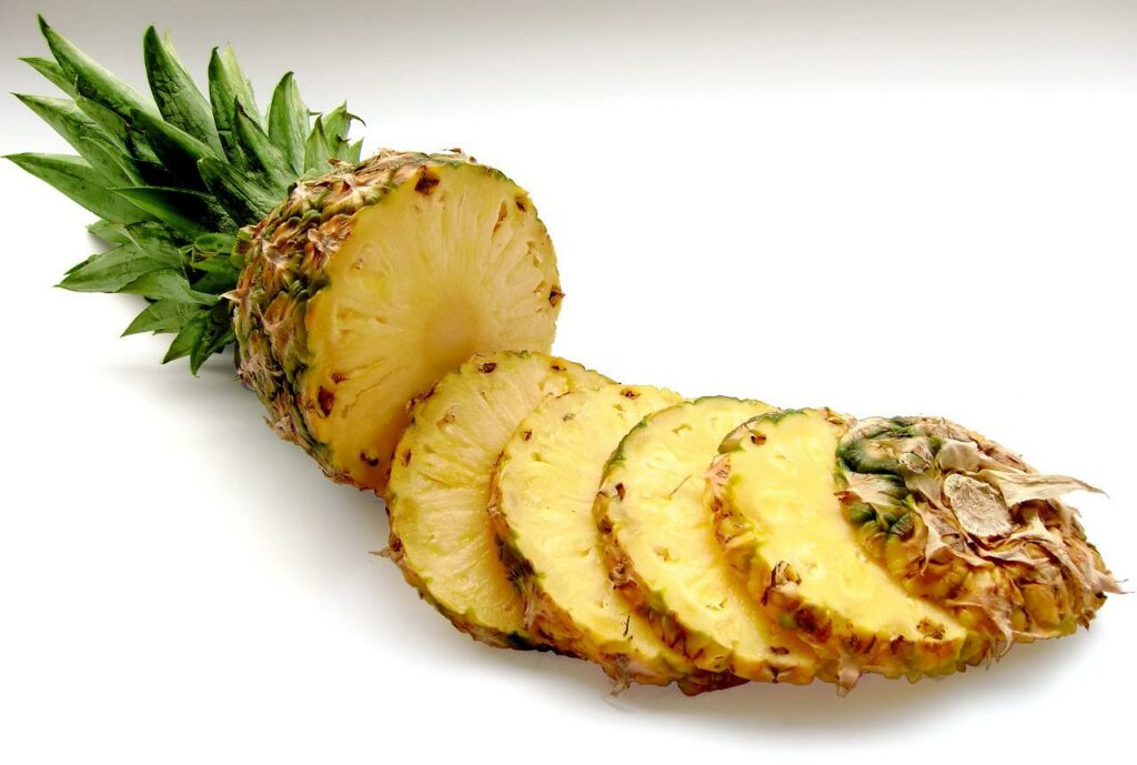 ananas utilisé dans la brochette de porc