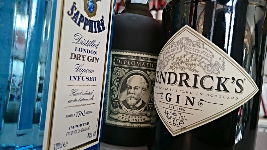 différents gins