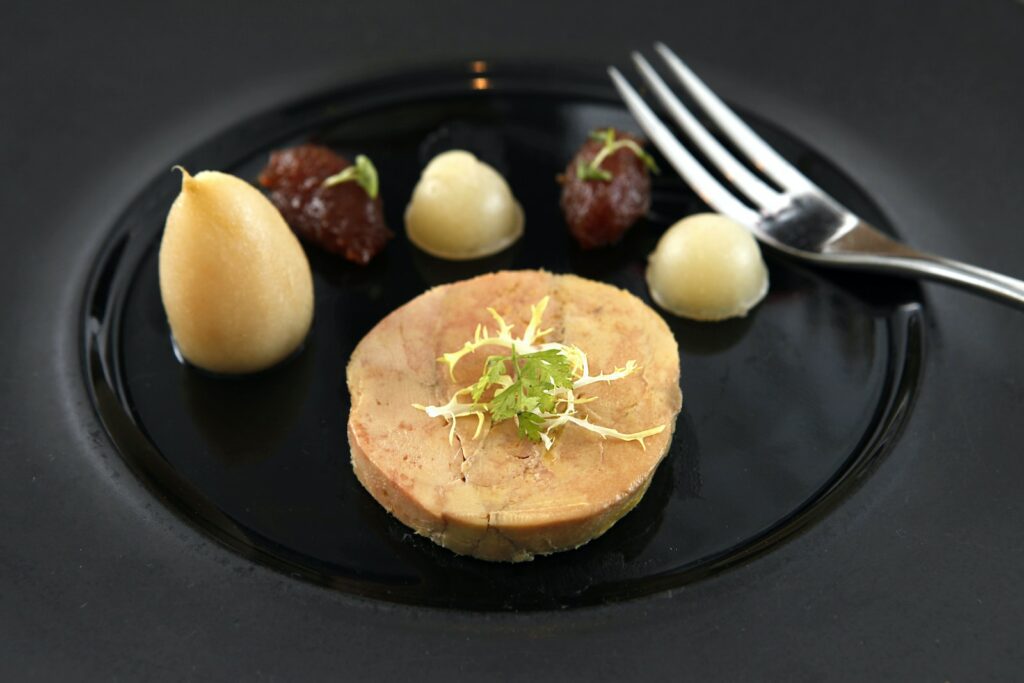 présentation de foie gras